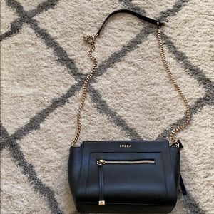 Black Furla crossbody bag